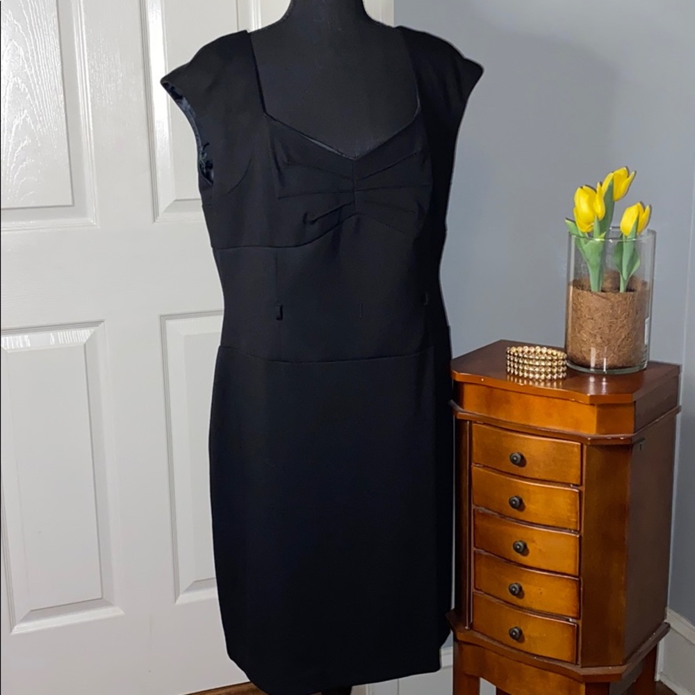 Tahari Arthur S. Levine Black Dress